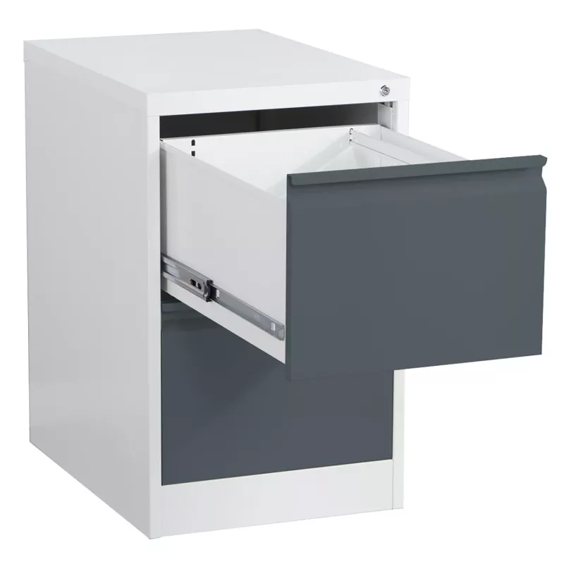 Armário de arquivo de suspensão Phoenix Safe 2 gavetas antracite