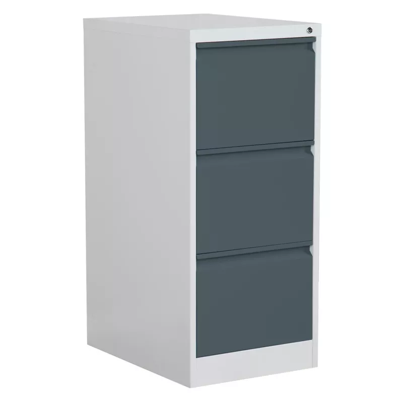Armário de arquivo de suspensão Phoenix Safe 3 gavetas antracite