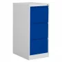 Armário de arquivo de suspensão Phoenix Safe 3 gavetas azul