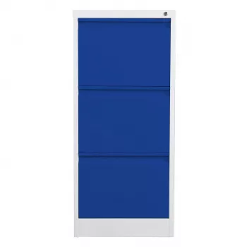 Armário de arquivo de suspensão Phoenix Safe 3 gavetas azul