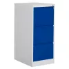Armário de arquivo de suspensão Phoenix Safe 3 gavetas azul