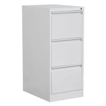 Armário de arquivo vertical Phoenix Safe FC1003GGK 3 gavetas, cinzento, proteção contra incêndio de 120 minutos