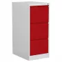 Armário de arquivo corta-fogo Phoenix Safe 3 gavetas vermelho
