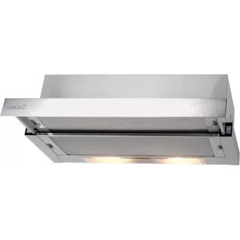 Exaustor de encastre Cata TF-2003 DURALUM 700, telescópico, largura 70 cm, máx. 390 m³/h, LED, aço inoxidável