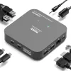 Estação de Acoplamento Universal PORT Designs - 2 x 4K 2 HDMI com Fonte de Alimentação - EU
