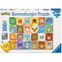 RAVENSBURGER puzzle infantil Pokémon Faces (100 peças)