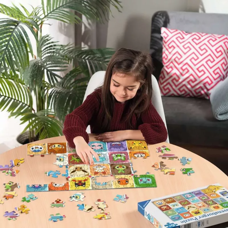 RAVENSBURGER puzzle infantil Pokémon Faces (100 peças)
