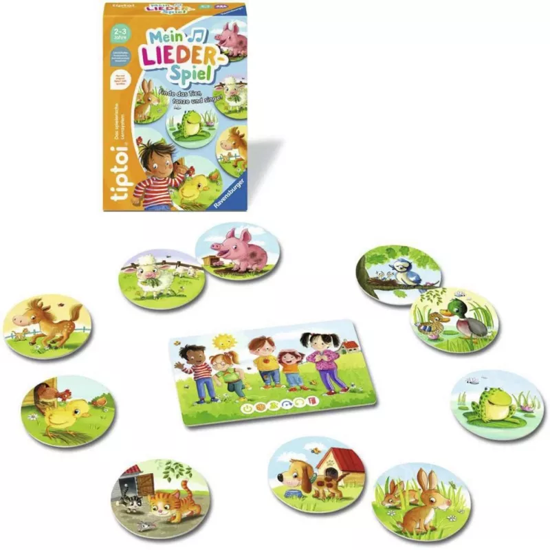 Ravensburger tiptoi Mein Lieder-Spiel livro de canções interativo (alemão)