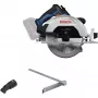 Serra circular manual sem fio BOSCH GKS 18V-68-2 Professional 18 V azul/preto versão máquina 190 mm