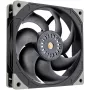 Ventoinha de caixa SILVERSTONE TECHNOLOGY SST-FHL140 140mm preta, 4-Pin PWM, Hydraulic Bearing, 0-1500 RPM, 92,5 CFM