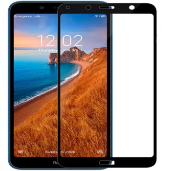 Evelatus Xiaomi Redmi 7A 2.5D Full Cover Japan Glue Glass Anti-Static protetor de ecrã