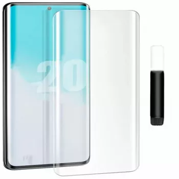 EVELATUS Samsung Galaxy S20 Plus Vidro transparente UV + cola