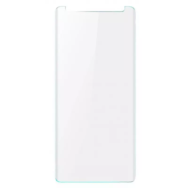 EVELATUS Samsung Galaxy S9 Plus Protetor de ecrã em vidro transparente UV com cola líquida