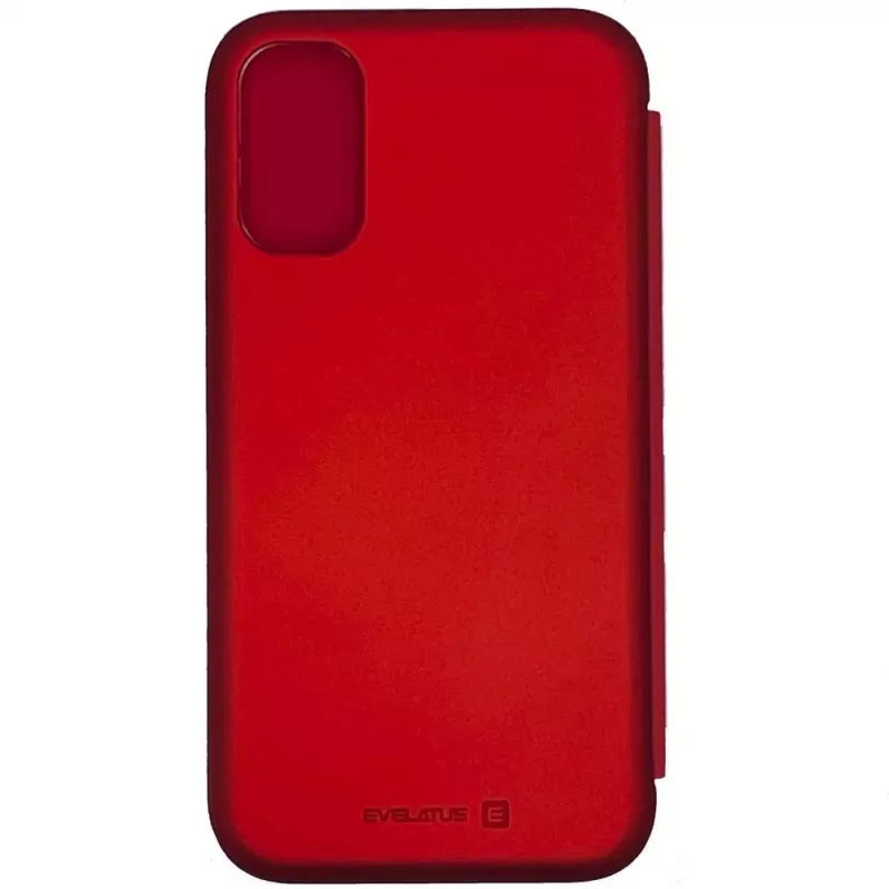 Evelatus Capa tipo livro para Xiaomi Poco M4 Pro 5G vermelha