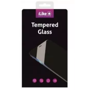 iLike Apple iPhone XS Max / 11 Pro Max Película protetora de ecrã plástico Anti-Broken 3D Glass Full Cover - transparente com moldura preta