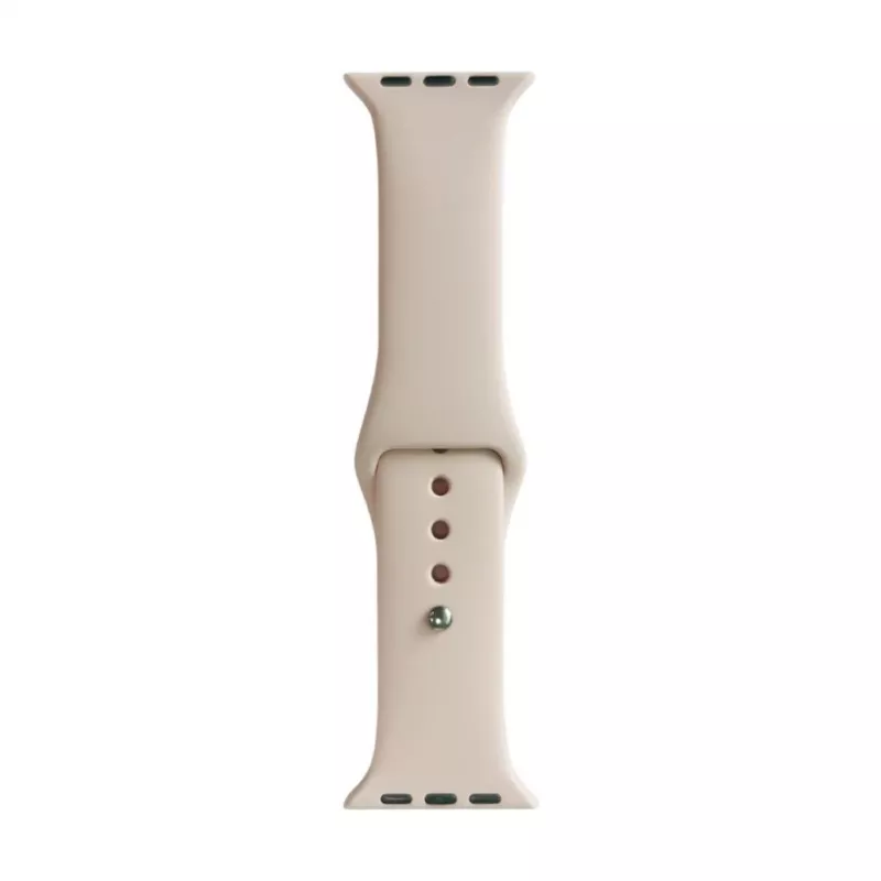 Evelatus Bracelete de silicone Solo Loop para Apple Watch 42/44/45mm (140mm M/L) rosa areia