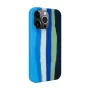 Evelatus Capa de silicone para Apple iPhone 15 Pro multicolor azul