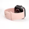 Connect Watch 38/40/41mm bracelete de relógio em silicone Loop (132mm M/L) rosa areia