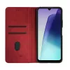 Evelatus Capa tipo livro em pele PU para Xiaomi Redmi 14C 4G/ 14C 5G / Redmi A4 / POCO C75 vermelha
