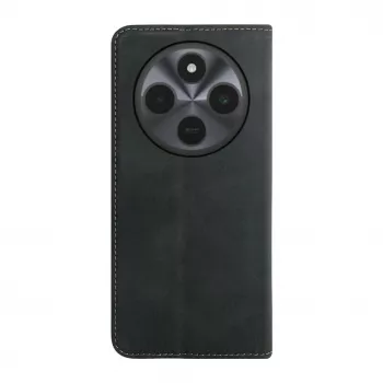 Evelatus Capa tipo livro para Xiaomi Redmi 14C 4G/ 14C 5G / Redmi A4 / POCO C75 preta