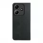 Evelatus Capa tipo livro para Xiaomi Redmi Note 14 5G - Preta