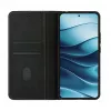 Evelatus Capa tipo livro para Xiaomi Redmi Note 14 5G - Preta