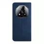 Evelatus Capa tipo livro para Xiaomi Redmi Note 14 Pro Plus azul-escuro
