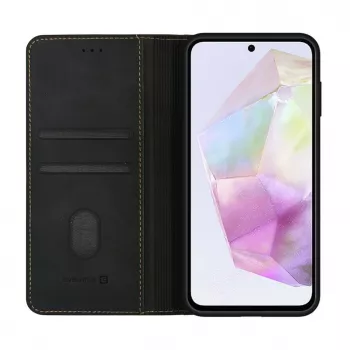 Evelatus Samsung Galaxy A35 Capa Tipo Livro Folio Preto