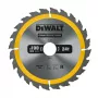 Lâmina de serra circular DEWALT 190x30mm 24T +16° Super Thin Kerf TCT