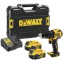 Martelo combinado sem escovas DEWALT DCD709M2T-QW 18V XR 2 baterias de 5,0Ah mala TSTAK