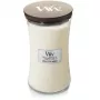 WoodWick White Tea & Jasmine vela perfumada em vidro, média, 275g