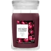 Yankee Candle Signature Black Cherry vela em frasco grande 567g