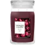Yankee Candle Signature Black Cherry vela em frasco grande 567g
