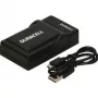 Carregador de bateria USB de interior Duracell DRP5958 para Panasonic DMW-BNB9E - preto - 5V