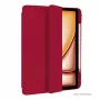 Capa tipo carteira Eiger vermelha com suporte magnético reforçado e suporte para stylus para Apple iPad Air 13 (2024-2025)/Pro 12.9 (2018-2023) - EIGER®