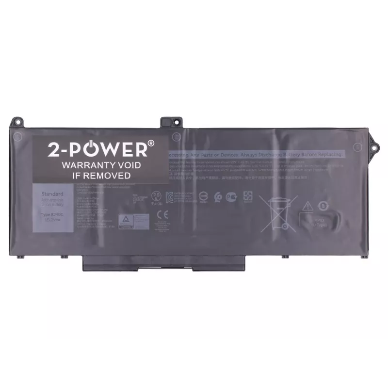 2-Power Bateria Principal Dell Latitude 5420 - Bateria - 45 mAh