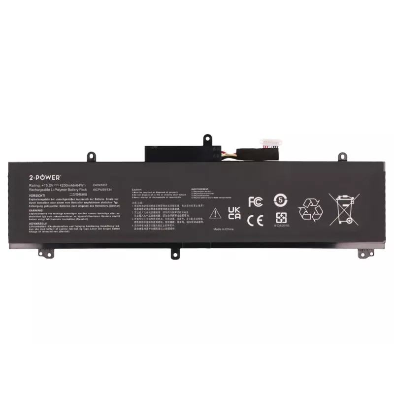 Bateria principal 2-Power Asus GA502DU - 64 mAh