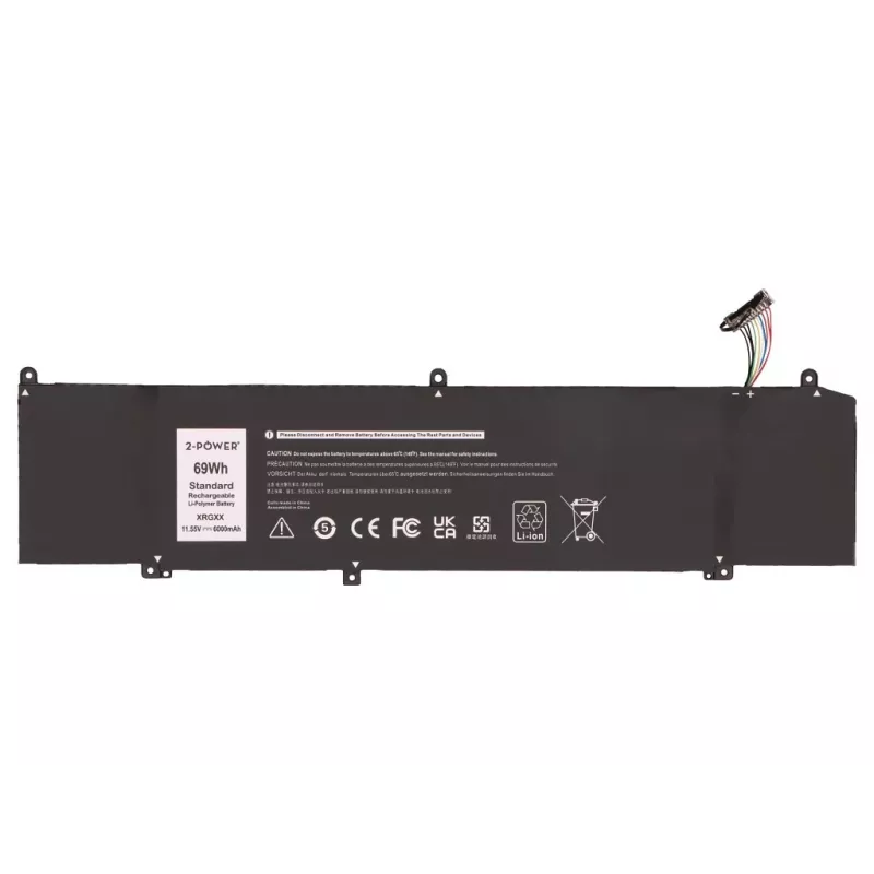 Bateria principal 2-Power Dell Alienware M15 - bateria - 69 mAh