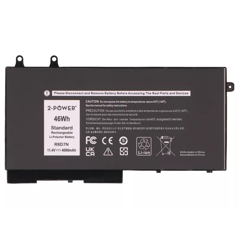 Bateria principal 2-Power Dell Latitude 5400 - bateria - 46 mAh