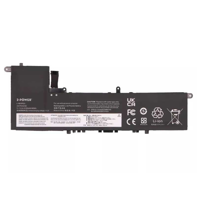 Bateria principal 2-POWER Lenovo IdeaPad S540-13ITL 82H1 - iões de lítio - 46 Wh - 11,52 V - 3 células - preto