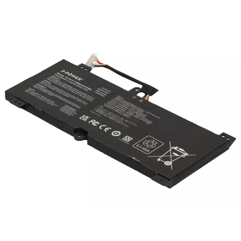 2-Power Bateria principal - Bateria para portátil - 52 Wh - 11,1 V - 4700 mAh - 6 células - Preto
