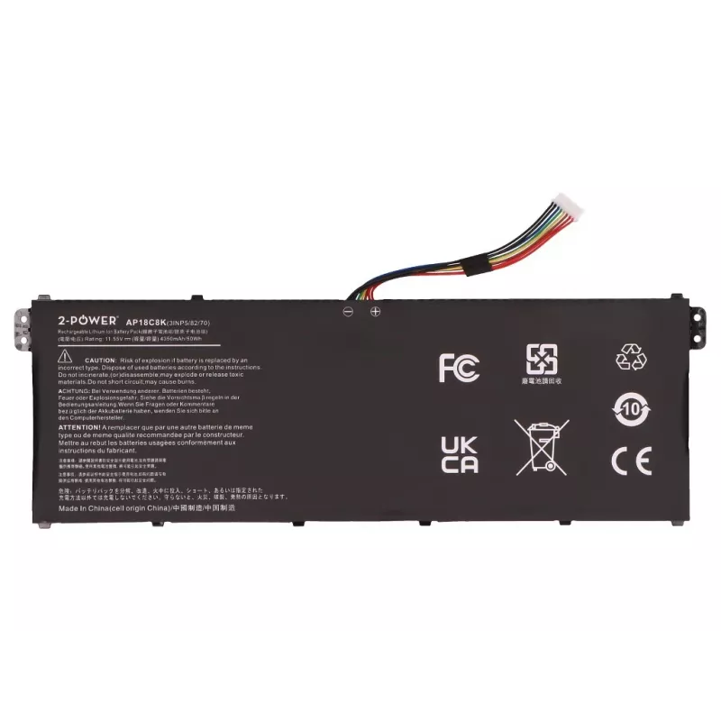 2-Power Bateria principal - Bateria recarregável - 50 mAh