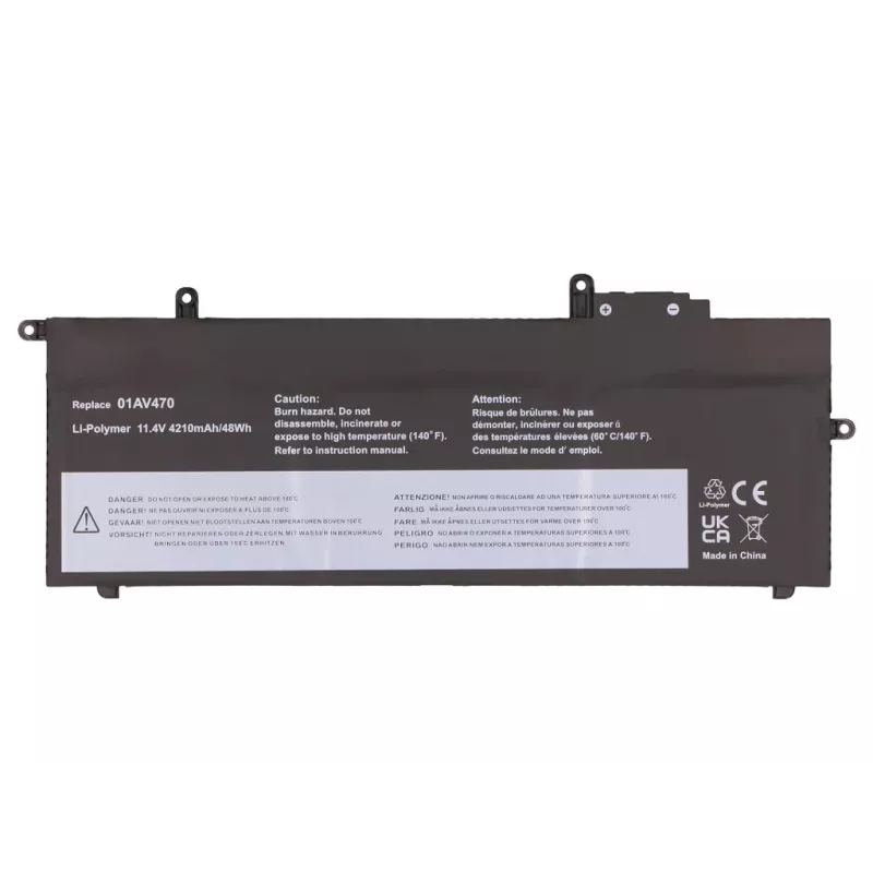 2-Power Bateria principal para Lenovo ThinkPad X280 (20KF/20KE) - 48 Wh Li-Ion
