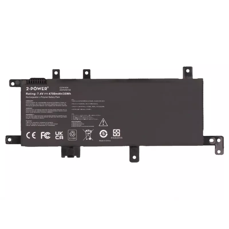2-Power Bateria principal ASUS VivoBook R542U - 5000 mAh
