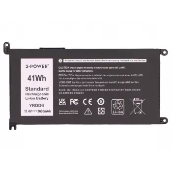 2-Power Bateria principal para Dell Inspiron 3579 - 41 Wh, 11,4 V, 3 células Li-Ion