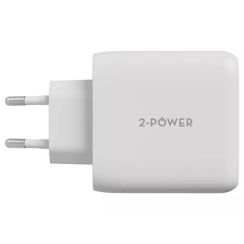 2-POWER Carregador de parede PD 20W USB-C e 12W USB-A