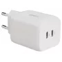 Carregador de parede 2-Power 65W PD GaN 2 x USB-C