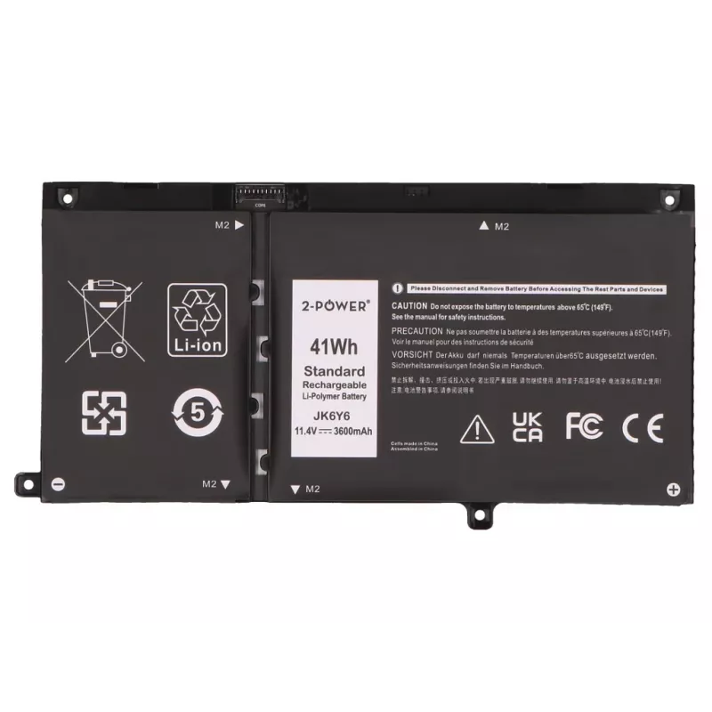 Bateria principal 2-Power para Dell Vostro 5502 - 11,4 V 3600 mAh