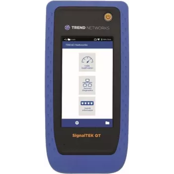 Testador de qualificação de cobre Gigabit TREND Networks IDEA R166002 SignalTEK QT 10G