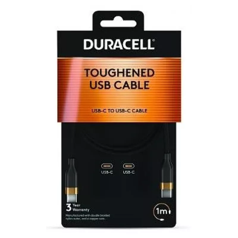 2-Power Cabo de Carregamento e Sincronização de Dados USB-C para USB-C 60W 1m Preto